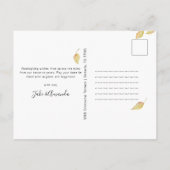 Oranje Couch | Cute Friendsgiving Thanksgiving Feestdagenkaart (Achterkant)