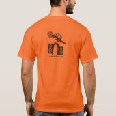 Oranje Couch Lounge Tee Shirt (Achterkant)
