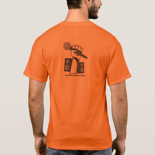 Oranje Couch Lounge Tee Shirt (Achterkant)