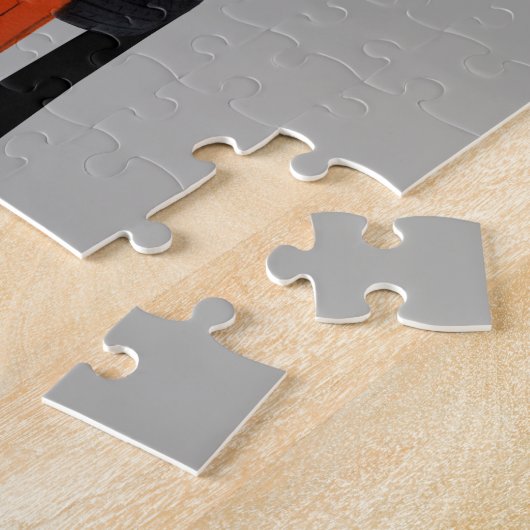 Oranje Cougar Eliminator Legpuzzel (Zijkant)