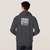 Oranje County Aikido Mannen Hoodie (Achterkant volledig)