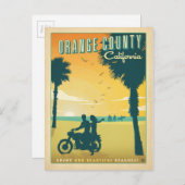 Oranje County, CA Briefkaart (Voorkant / Achterkant)