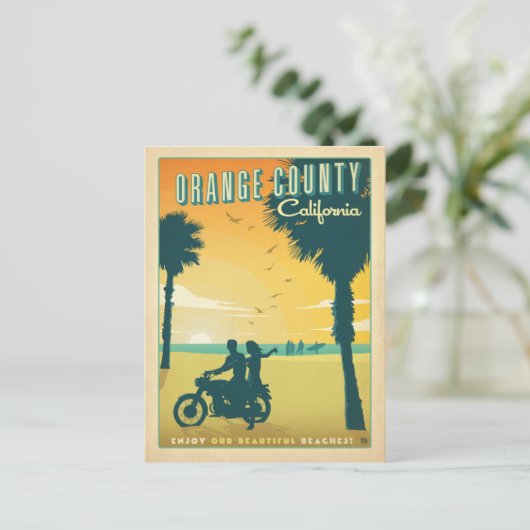 Oranje County, CA Briefkaart (Staand voorkant)