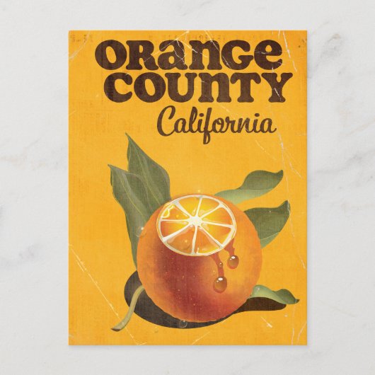 Oranje County California Briefkaart (Voorkant)