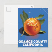 Oranje County California Briefkaart (Voorkant / Achterkant)