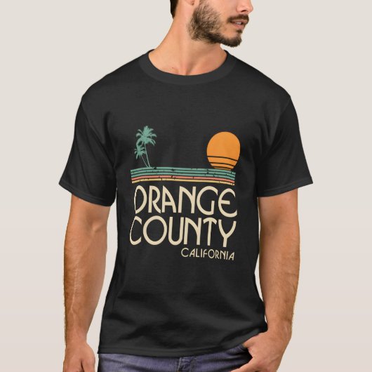 Oranje County California T-shirt (Voorkant)