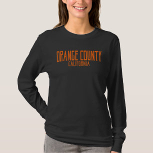Oranje County California Text Sinaasappel Pr T-shirt