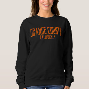 Oranje County California  Text Sinaasappel Pr Trui
