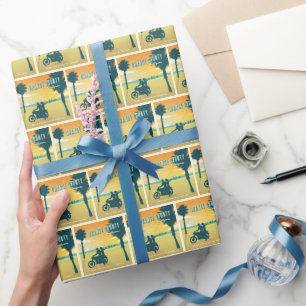 Oranje County, Californische stranden Cadeaupapier