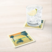 Oranje County, Californische stranden Kartonnen Onderzetters (Insitu)