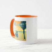 Oranje County, Californische stranden Mok (Voorkant links)