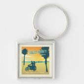 Oranje County, Californische stranden Sleutelhanger (Voorkant)