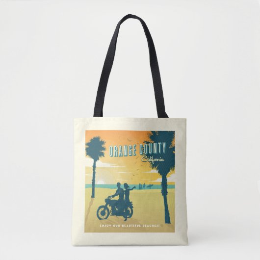 Oranje County, Californische stranden Tote Bag (Voorkant)