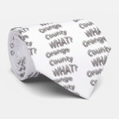 Oranje County WAT? licht Stropdas (Opgerold)