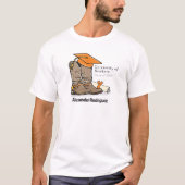 Oranje Cowboy Boot Graduation Cap & Diploma T-shirt (Voorkant)