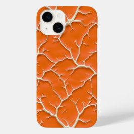 Oranje Crack Branch iPhone Hoesje Stijlvol Ontwerp