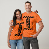 Oranje Crayon Halloween Kostuum T-shirt (Unisex)