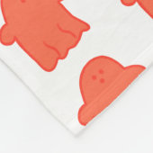 Oranje Cream Ghost Fleece Deken (Hoek)