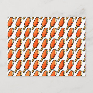 Oranje Creamsikel Icecream Popsicles Briefkaart