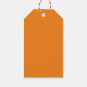 Oranje Creëer je eigen tekst toevoegen Aangepast Cadeaulabel (Achterkant)