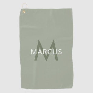 Oranje Creëer: uw eigen persoonlijke lichtgroen Golfhanddoek