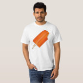 Oranje Creme Ice Cream Popsicle T-shirt (Voorkant volledig)