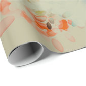 Oranje crèmepapier cadeaupapier (Rol Hoek)