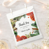 Oranje crèmes en kerstmis met kaneel bedankzakje (Geknipt)