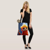 Oranje Critter Tote Bag (Op model)