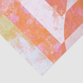 Oranje Crush #1 Gemengde Media Tissue Papier (Detail)