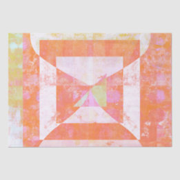 Oranje Crush #1 Gemengde Media Tissue Papier