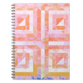 Oranje Crush #3 Mixed Media Spiral Notitieboek (Voorkant)