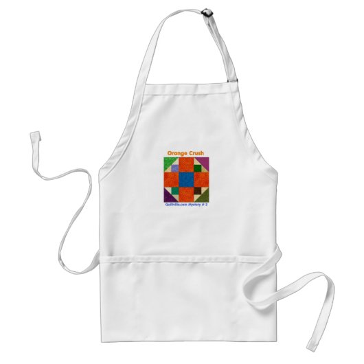 Oranje Crush Apron Standaard Schort (Voorkant)