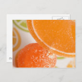 oranje crush briefkaart (Voorkant / Achterkant)