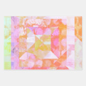 Oranje Crush Mixed Media Set van Verpakkingspapier Inpakpapier Vel (Voorkant 2)