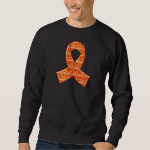 Oranje Crystal Ribbon Nierkanker MS Leukemie Trui