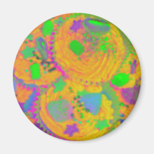 Oranje Cupcakes fridge magnet