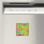 Oranje cupcakes "i love cake" koelkast magnet (Insitu (Vaatwasser))