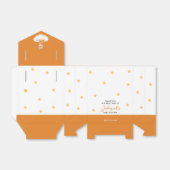 Oranje Cute Fox Baby shower Favor Box Bedankdoosjes (Uitgevouwen)