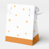 Oranje Cute Fox Baby shower Favor Box Bedankdoosjes (Achterkant)