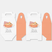 Oranje Cutie Pie Flower Herfst Baby shower Bedankdoosjes (Ongevouwen)