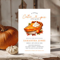 Oranje Cutie Pie Pompoen Herfst Baby shower