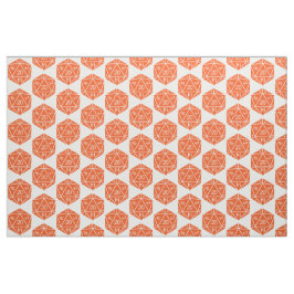 Oranje D20-doestverbinding Stof