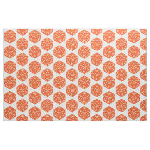 Oranje D20-doestverbinding Stof