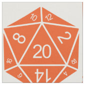 Oranje D20-doestverbinding Stof (Close Up)