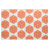 Oranje D20-doestverbinding Stof (Fat Quarter)