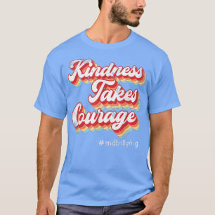 Oranje Dag van de Eenheid Antipesten Verspreid Kin T-shirt