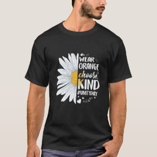 Oranje Dag van de Eenheid Draag Sinaasappel Kies S T-shirt