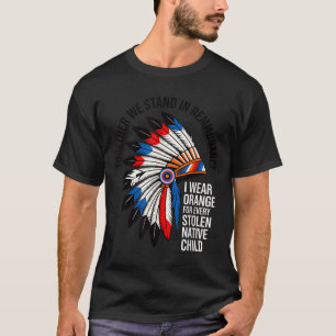 Oranje Dag van de Eenheid voor elk Amerikaans Inhe T-shirt