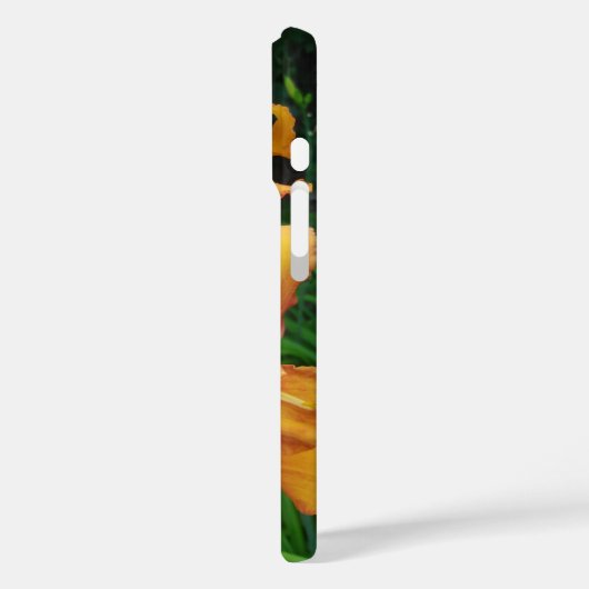 Oranje dagbloemen Case-Mate iPhone case (Achterkant / Links)